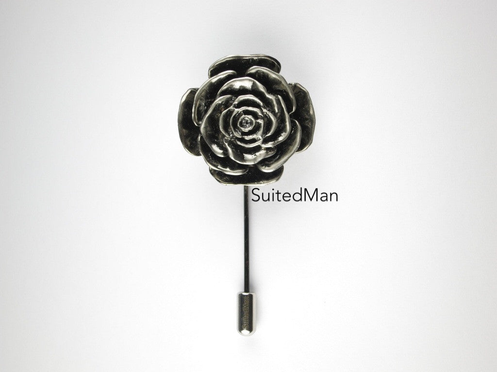 The Metal Rose, Silver - SuitedMan