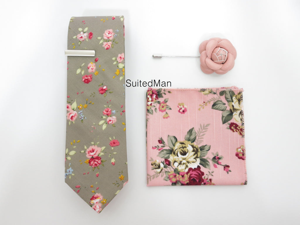 The Pink Floral Bloom Set - SuitedMan
