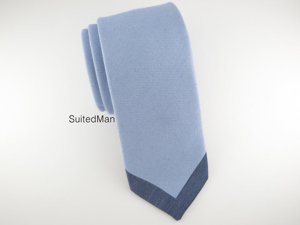 Tie, Shades of Blue Tip - SuitedMan