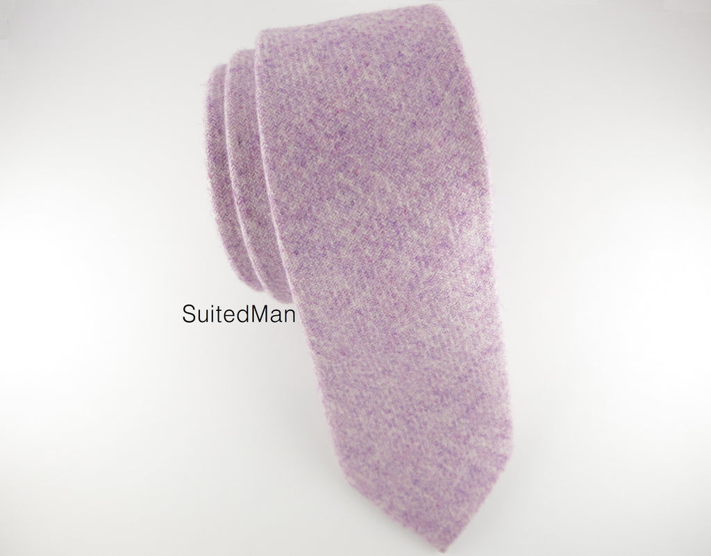 Tie, Wool, Lavender - SuitedMan