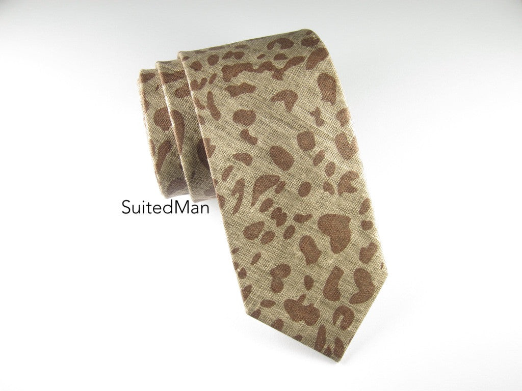 Tie, Safari, Shades of Brown - SuitedMan