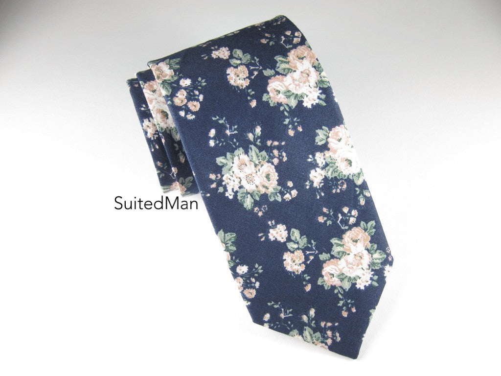 Floral Tie, Vintage Bloom - SuitedMan