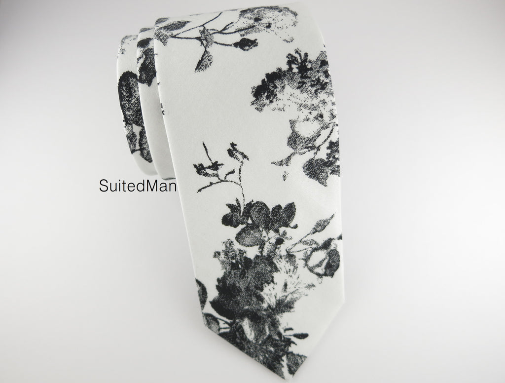 Floral Tie, Antique Watercolor - SuitedMan
