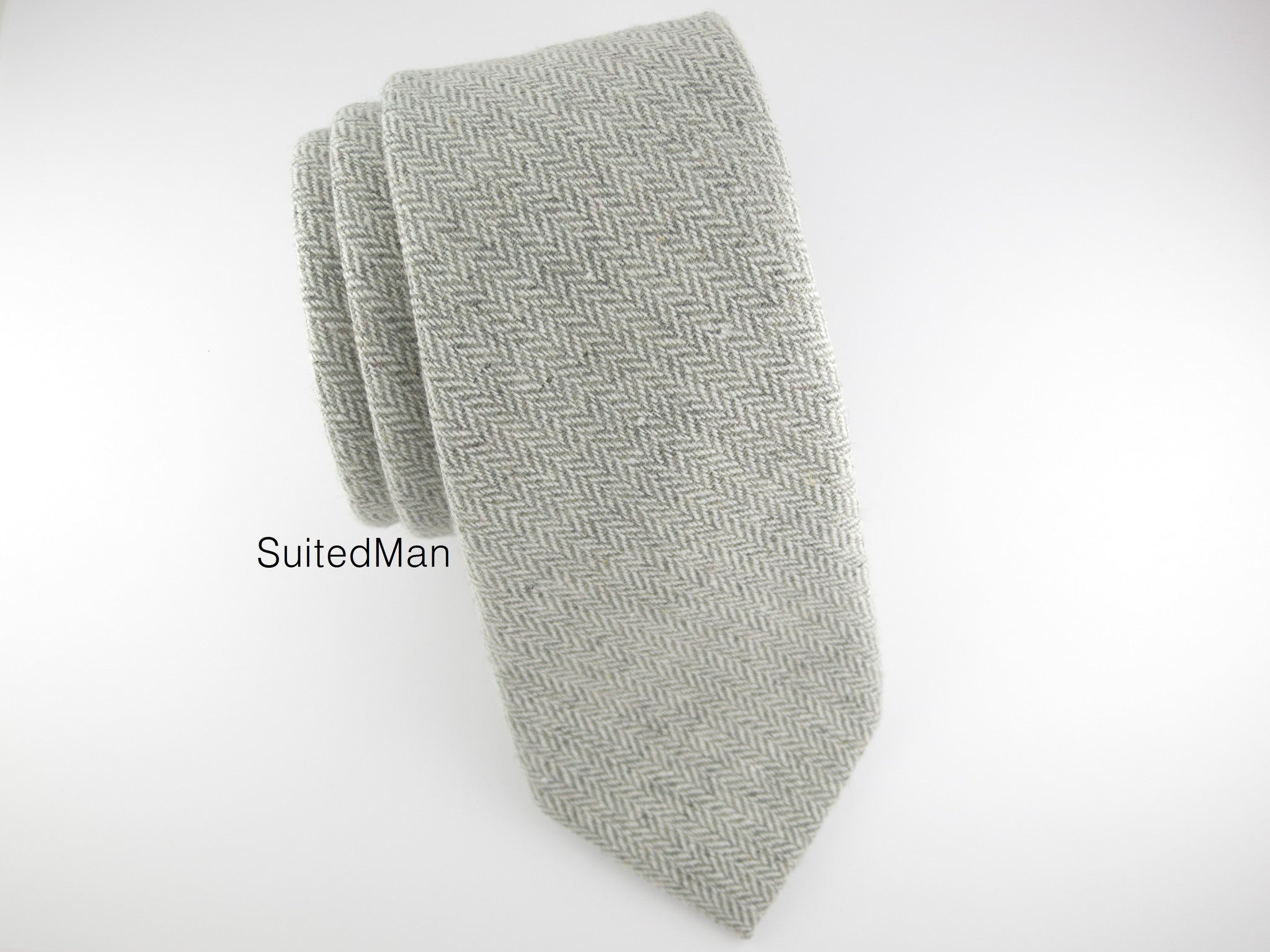 Heather Herringbone Necktie Heather Herringbone Necktie
