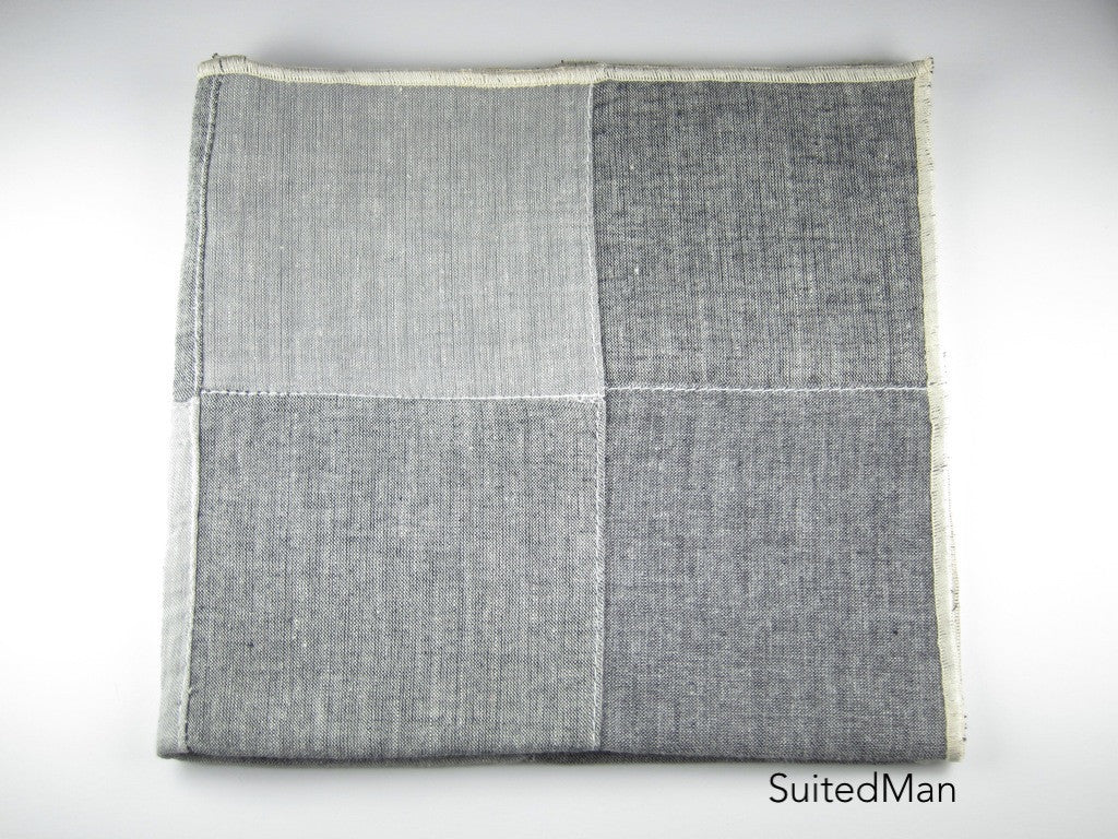 Pocket Square, Shades of Grey - SuitedMan