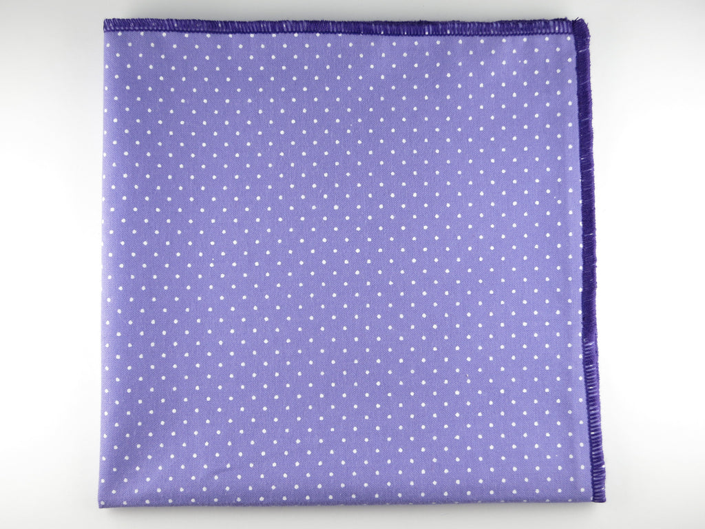 Pocket Square, Pindot, Purple - SuitedMan