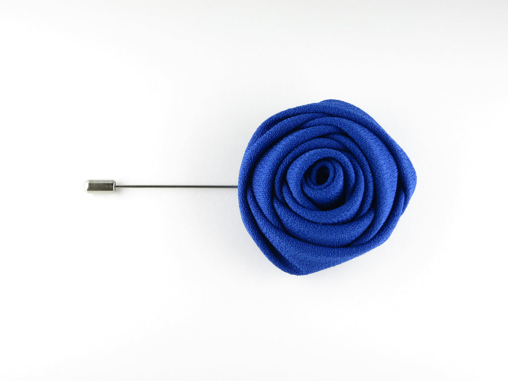 Lapel Flower, Rose, Blue Violet - SuitedMan