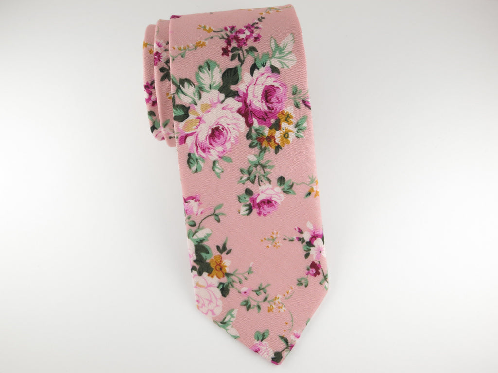 Floral Tie, Fleurs Jolies en Bloom - SuitedMan