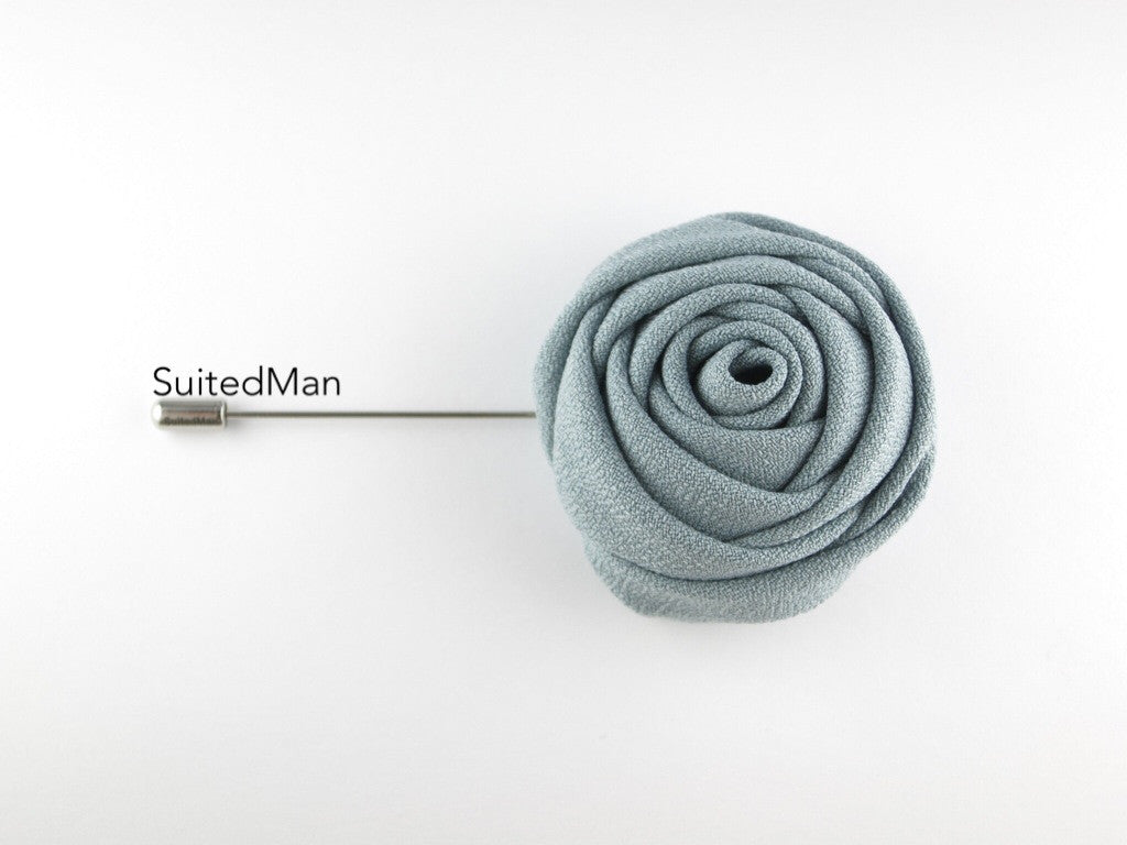 Lapel Flower, Rose, Mint - SuitedMan