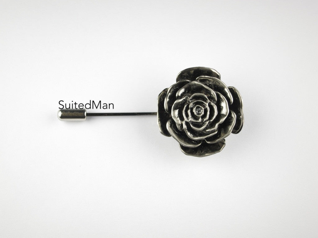 The Metal Rose, Silver - SuitedMan