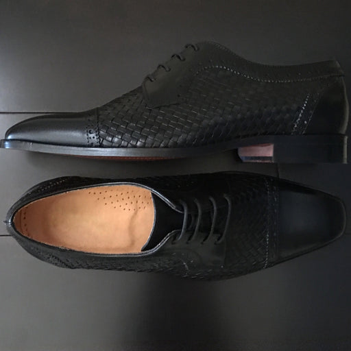 Shoes, Black Woven (Limited) - SuitedMan