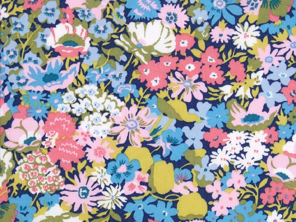 SuitedMan D'Italia, Liberty of London, Fleurs Pink/Sky, Cutaway Collar - SuitedMan