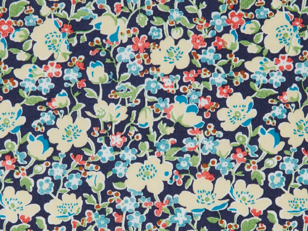 SuitedMan D'Italia, Liberty of London, Fleurs Blue/Green - SuitedMan