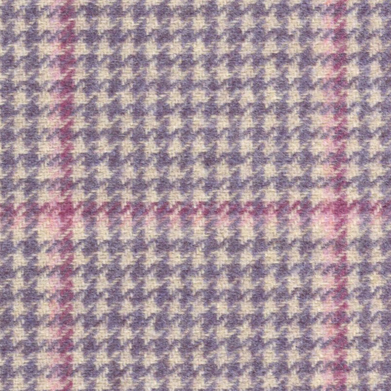 SuitedMan D'Italia Trousers, Houndstooth Coigach, Pink/Lilac - SuitedMan