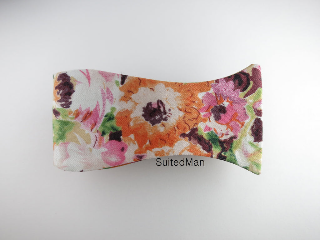 Floral Bow Tie, Autumn Watercolor - SuitedMan