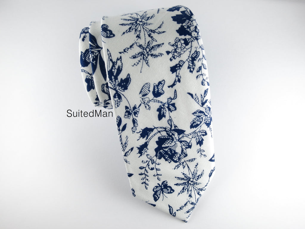 Floral Tie, Midnight Rose - SuitedMan