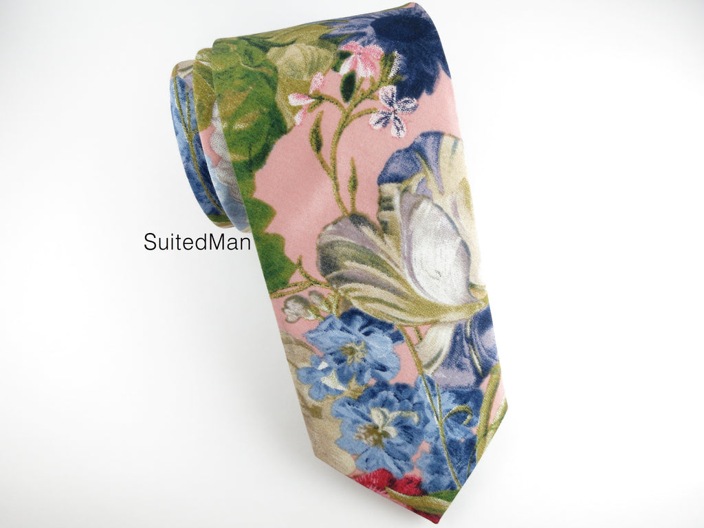 Floral Tie, Spring Floral - SuitedMan