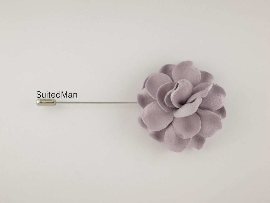 Lapel Flower, Gardenia, Lavender - SuitedMan