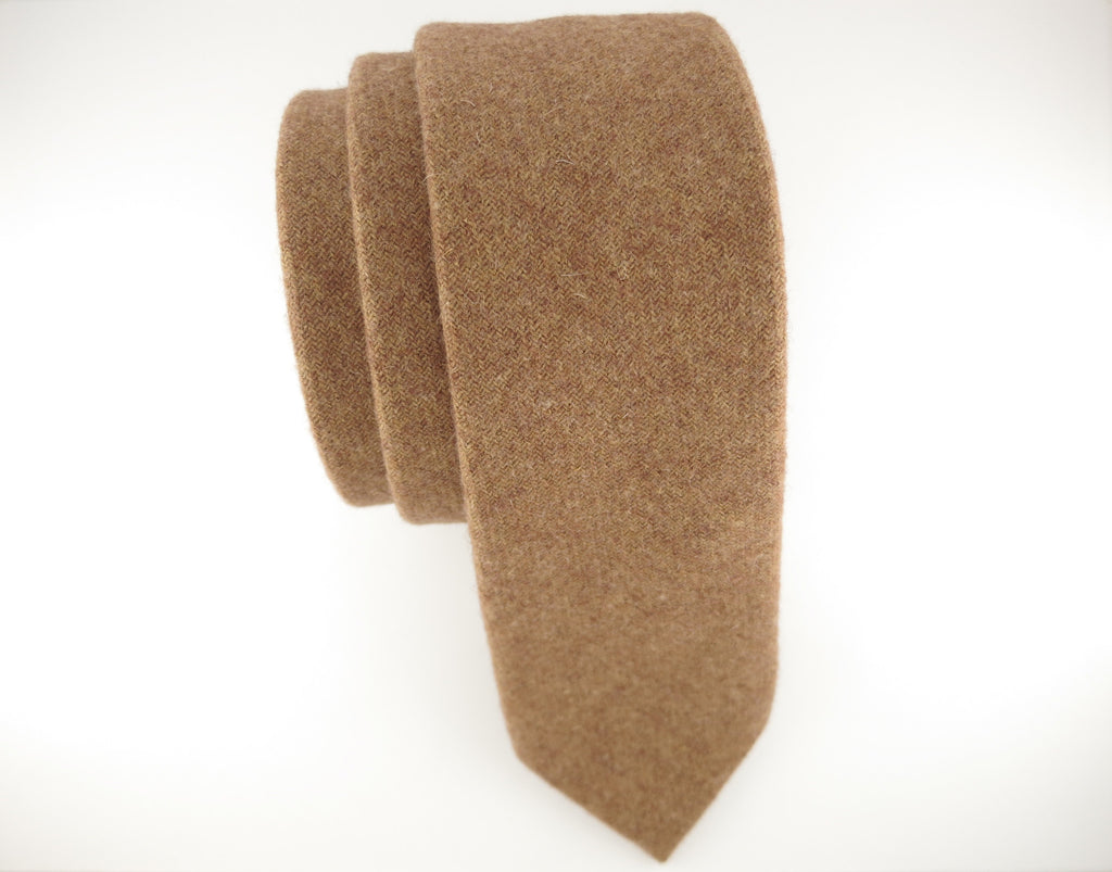 Tie, Wool, Cinnamon - SuitedMan