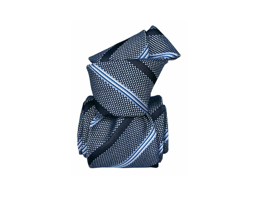 SuitedMan D'Italia Tie, Blue Stripes - SuitedMan