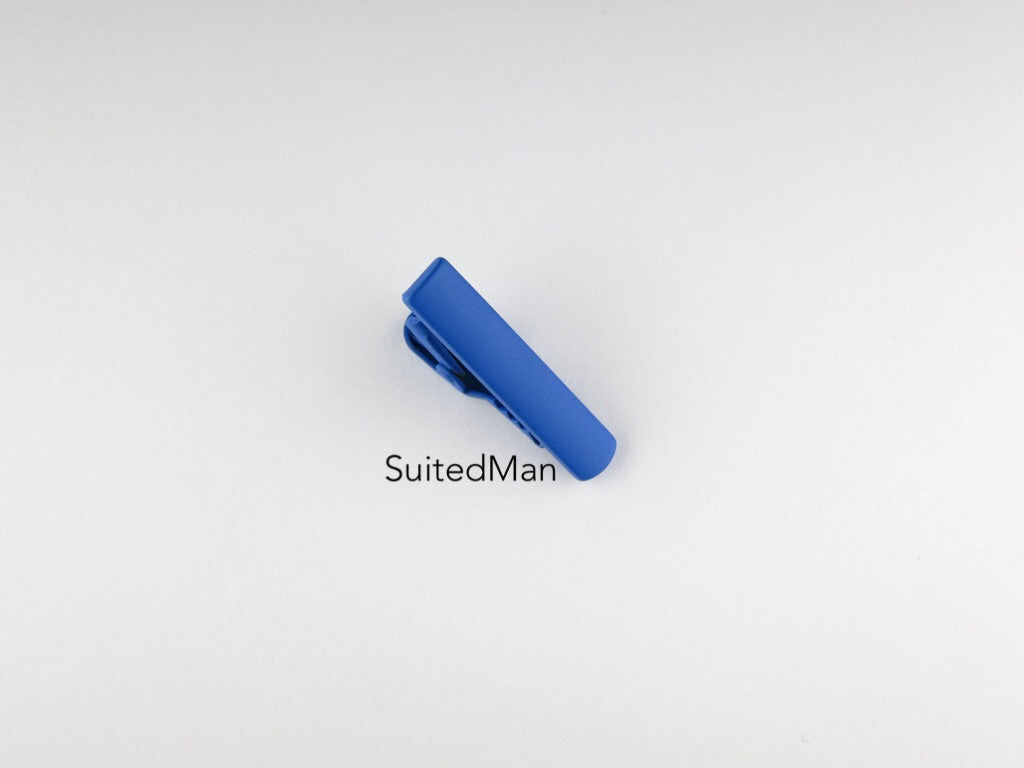 Tie Clip, 1.125", Cobalt - SuitedMan