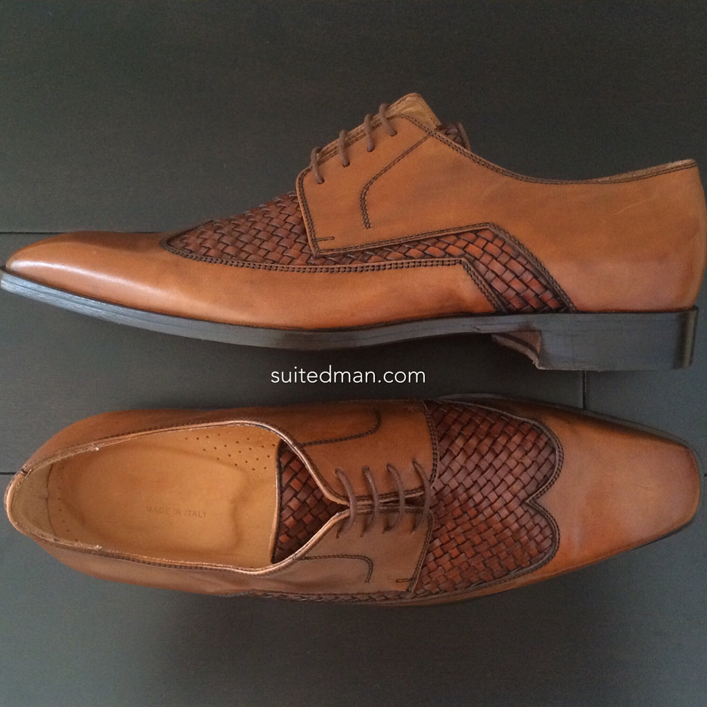 Shoes, Woven Wingtips (Limited) - SuitedMan