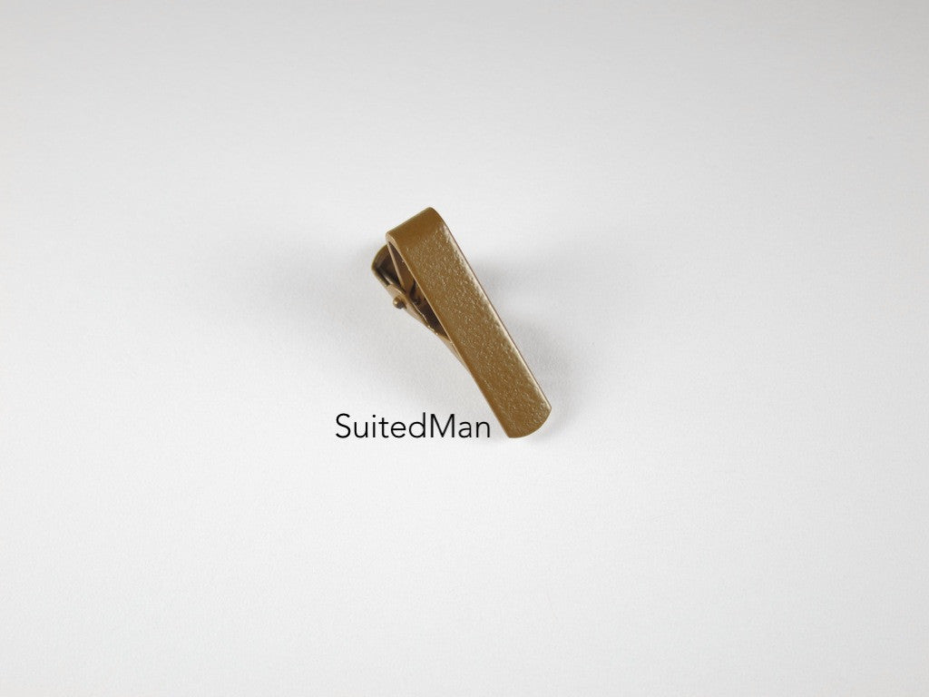 Tie Clip, 1", Eggshell, Sand Dune - SuitedMan