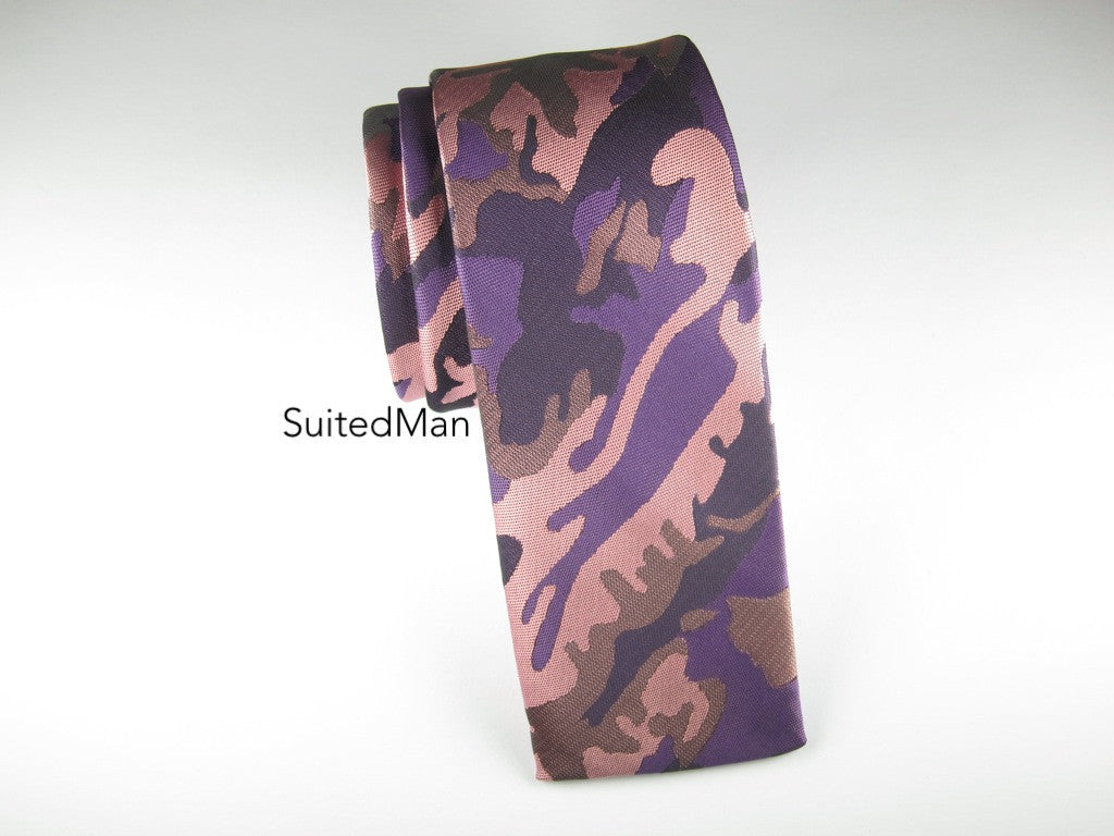 purple camo tie