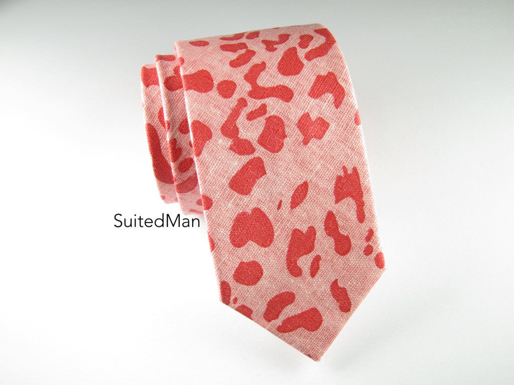Tie, Safari, Shades of Red - SuitedMan